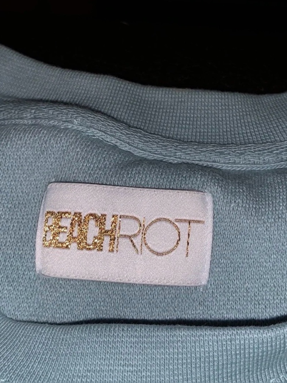 Beach Riot Beach Club Palm Tree 🌴 Oversized Pullover Sweatshirt Medium NEW - Picture 7 of 12